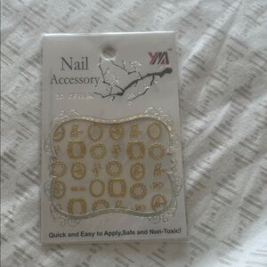 Gold Nail Accessory Stickers never opened